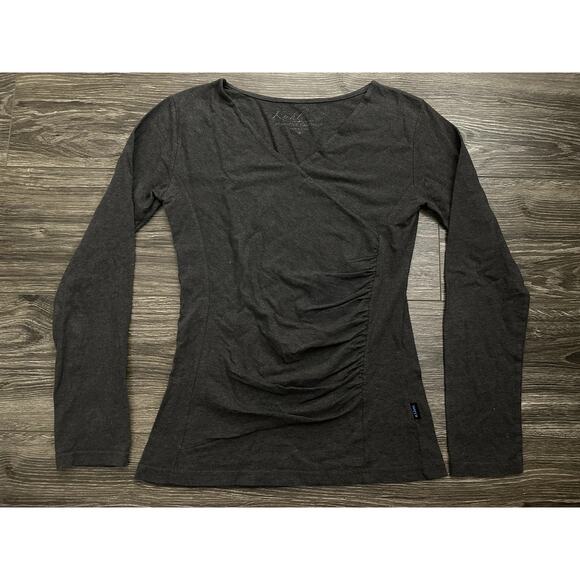 Kuhl Women's Charcoal Long Sleeve Blouse size Small - Picture 1 of 8